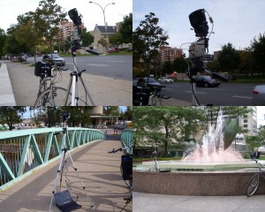 Panoramic camera in action