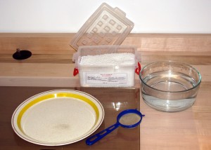 Polymorph + hot water