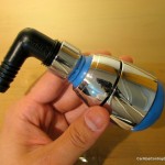 Screw in the coupling.