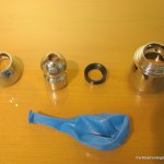 Prepare the shower head by removing the shower part and keeping only the body.