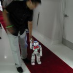 Holding hands on the red carpet