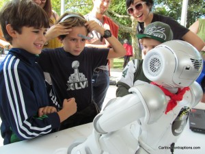 Super intense focus to control Nao 1337